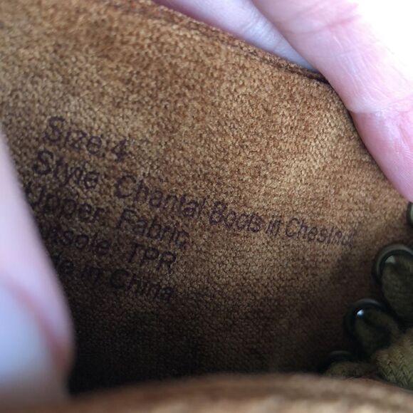 COPY - Joyfolie “Chantal in Chestnut” toddler Faux Suede Toddler Boots - Picture 7 of 8